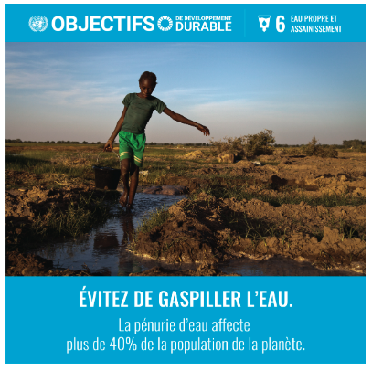 ODD 6 objectif de développement durable eau propre et assainissement